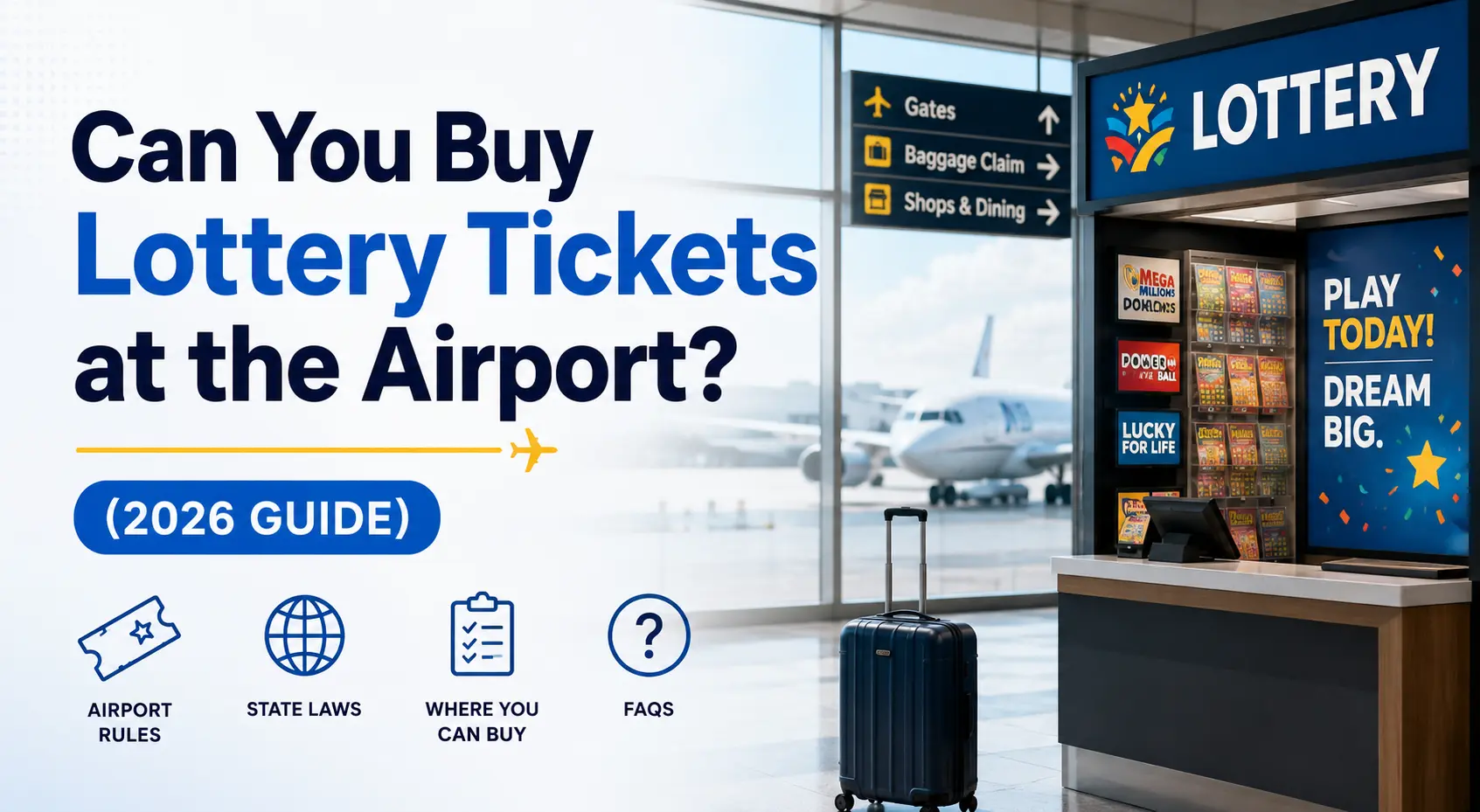lottery in airport